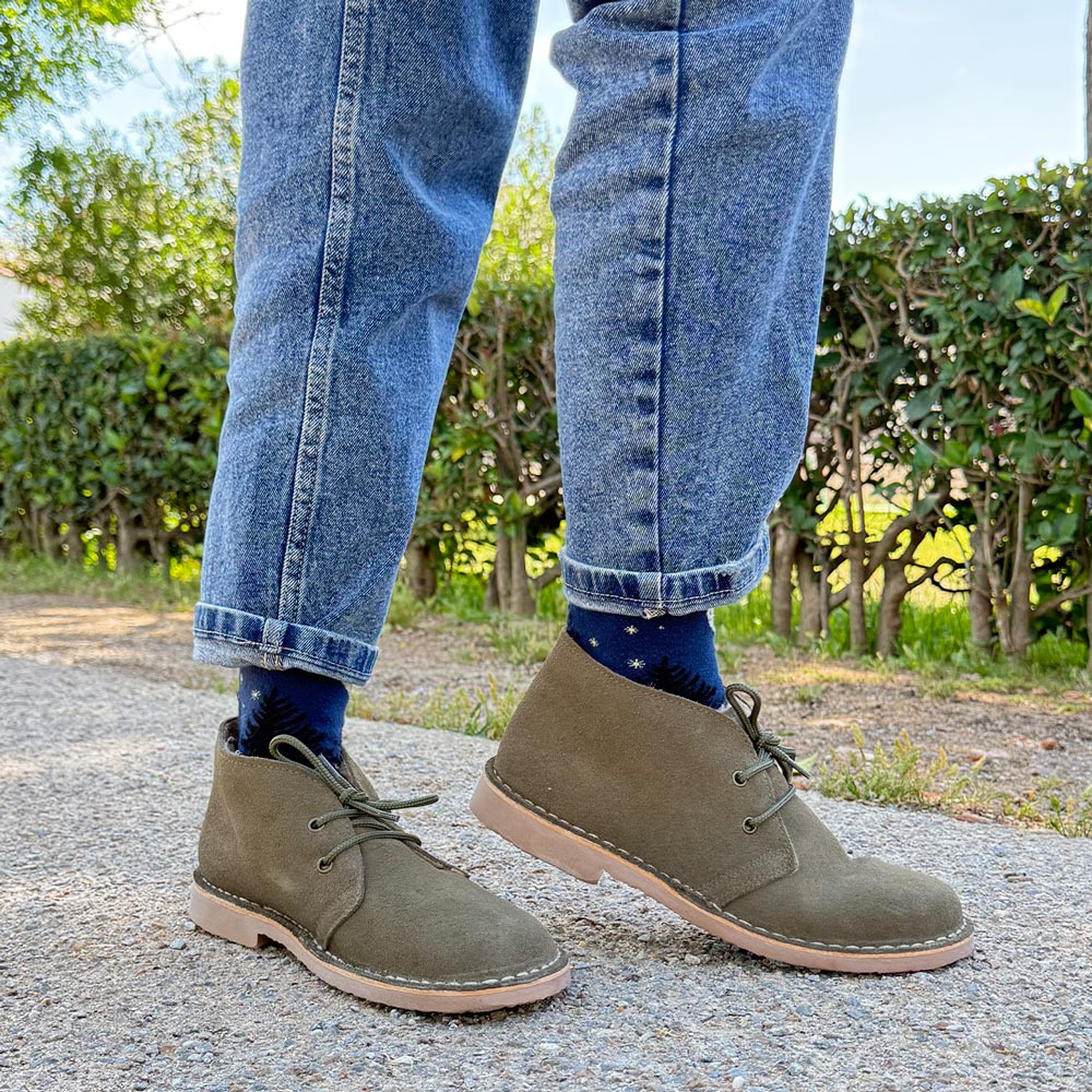 Botas Pisamierdas Kaki Borreguito - imagen 2