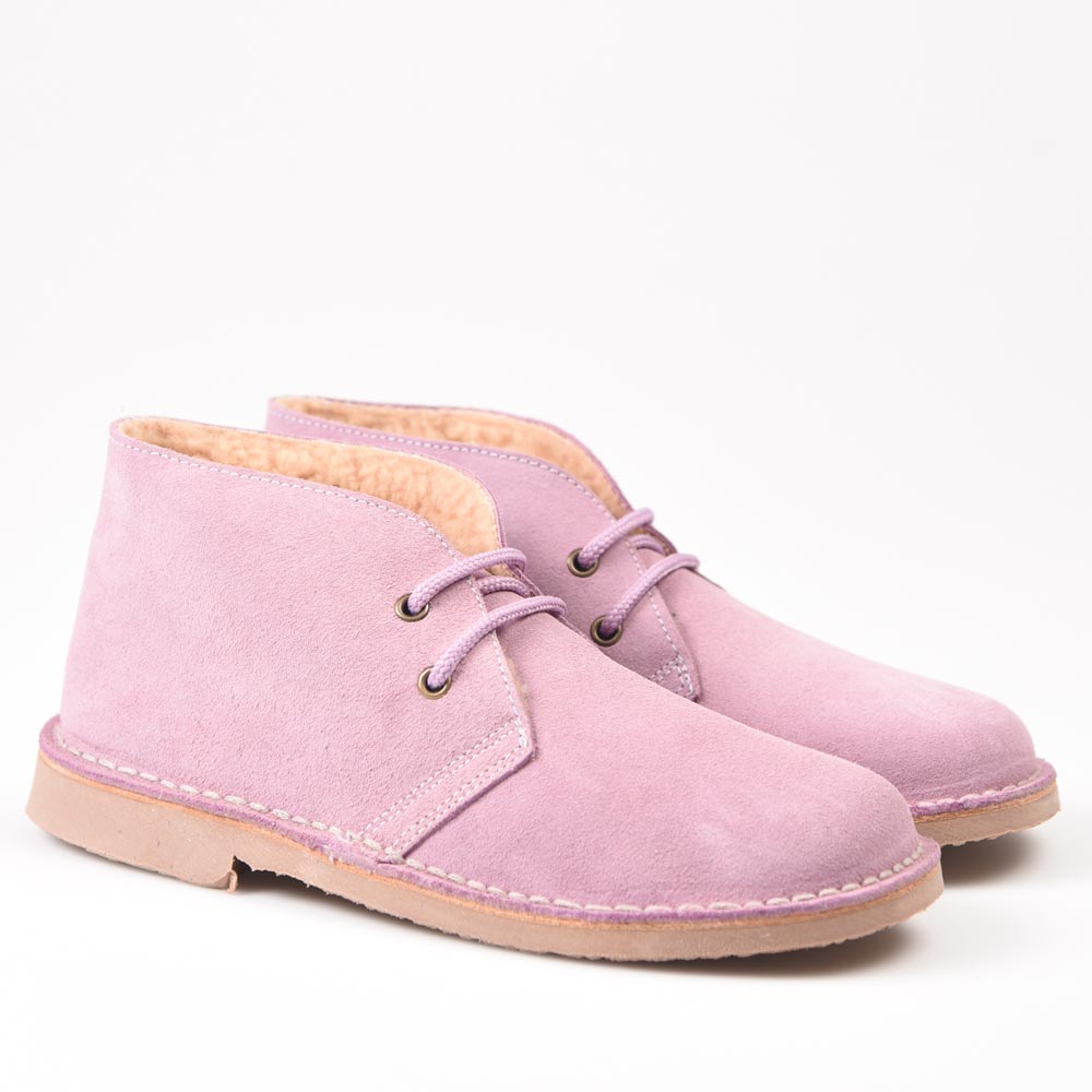 Botas Pisamierdas Lila Borreguito - imagen 3