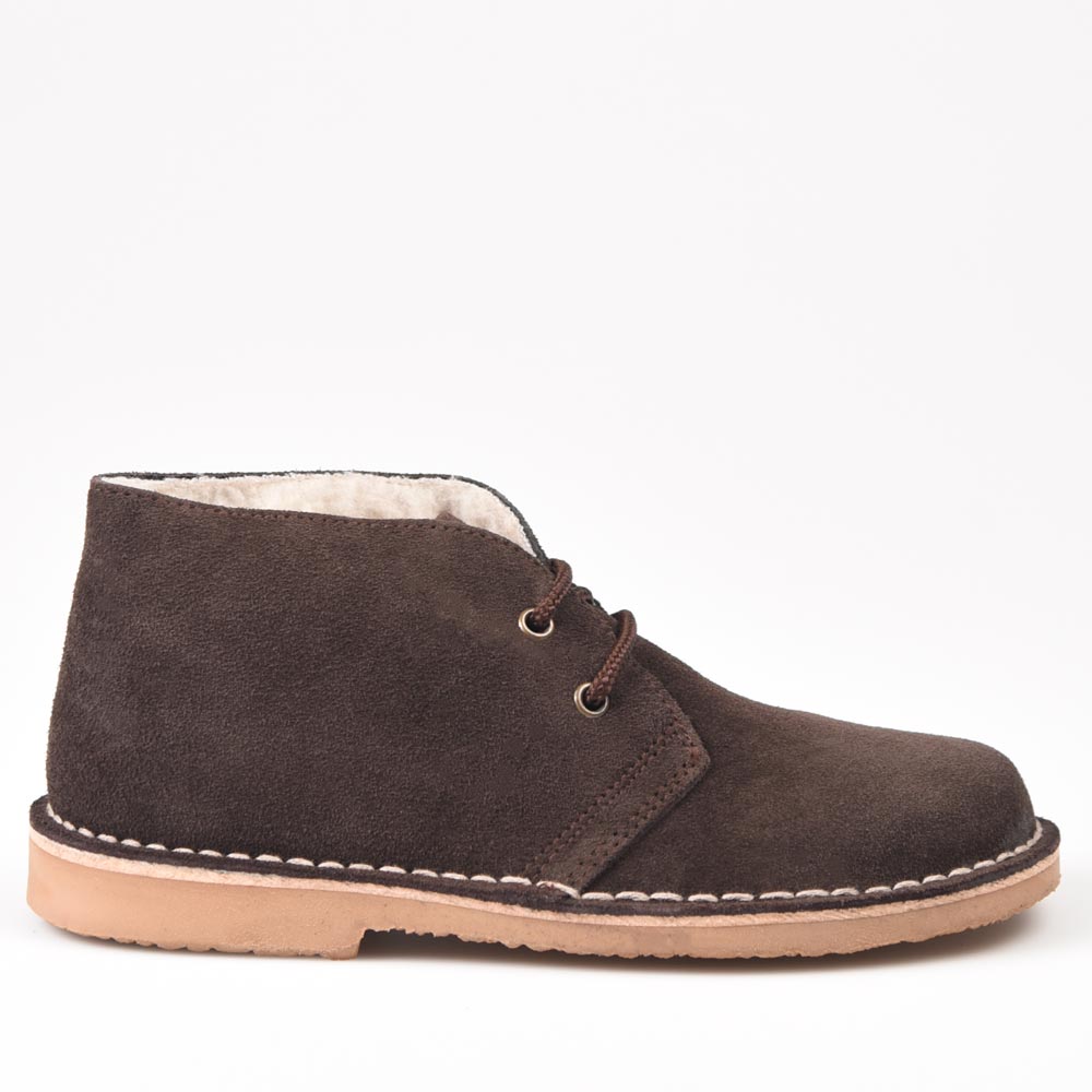 Botas Pisamierdas Marrón Borreguito - imagen 1
