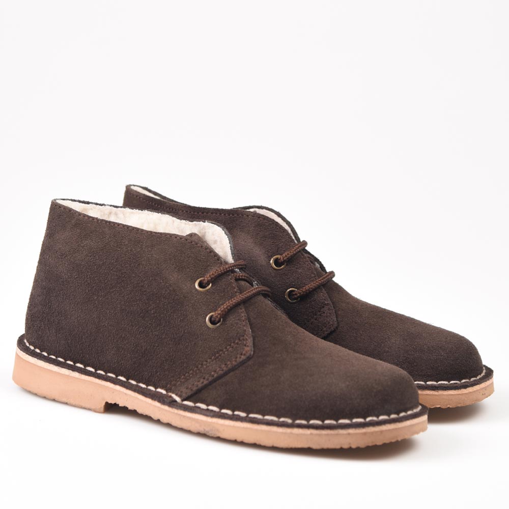 Botas Pisamierdas Marrón Borreguito - imagen 3