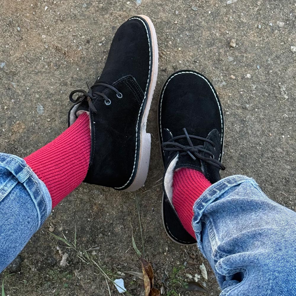Botas Pisamierdas Negro Borreguito - imagen 4