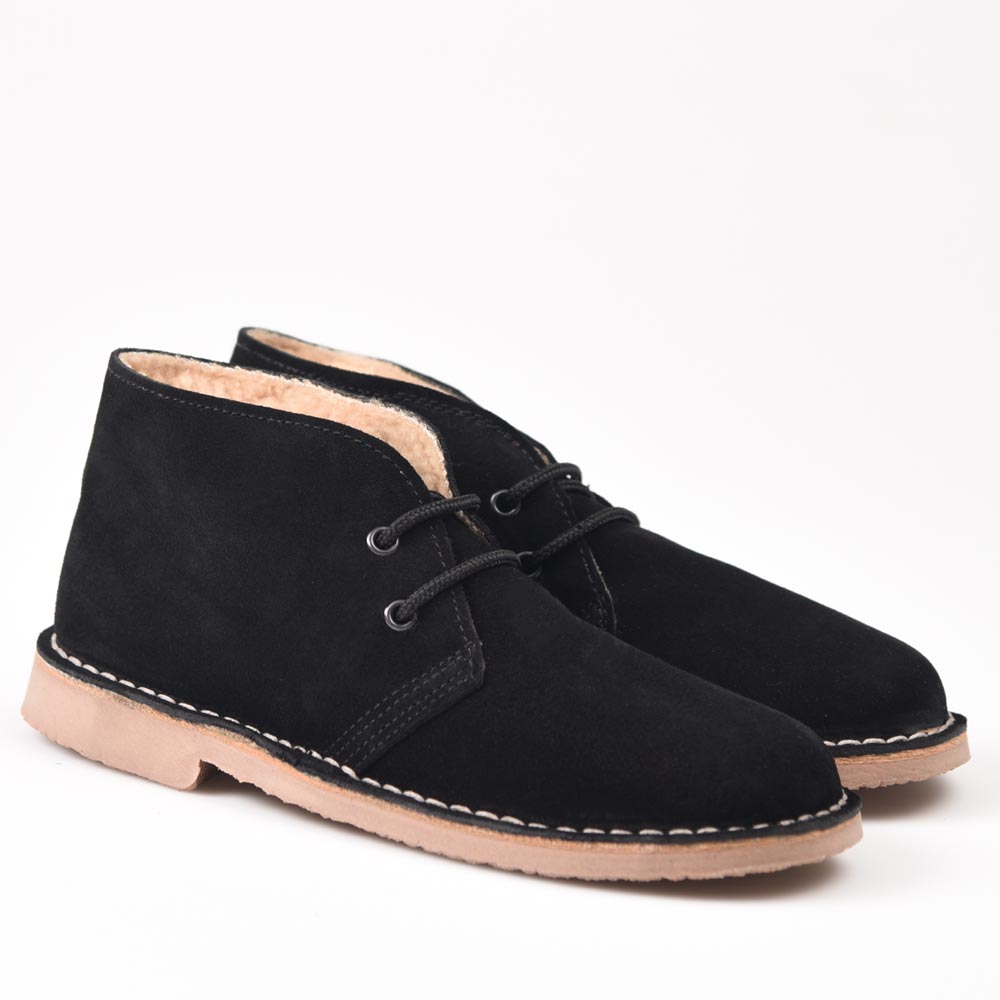 Botas Pisamierdas Negro Borreguito - imagen 3