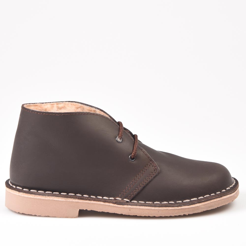 Botas Pisamierdas Pull Marrón Borreguito - imagen 1