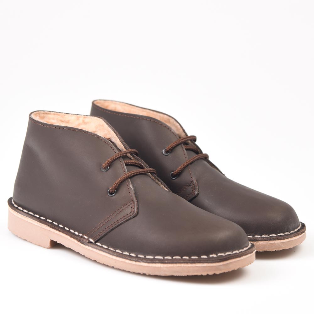 Botas Pisamierdas Pull Marrón Borreguito - imagen 3