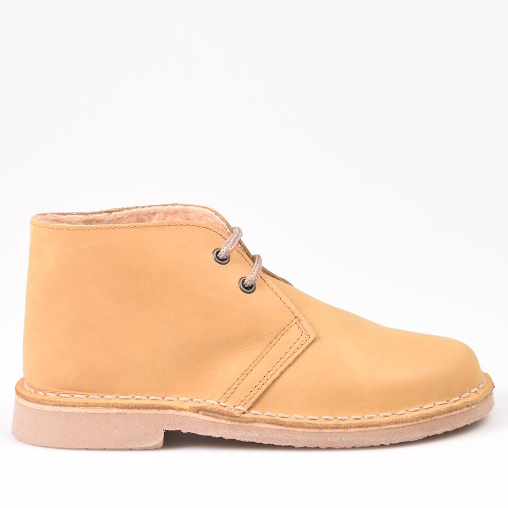 Botas Pisamierdas Pull Mostaza Borreguito - imagen 1