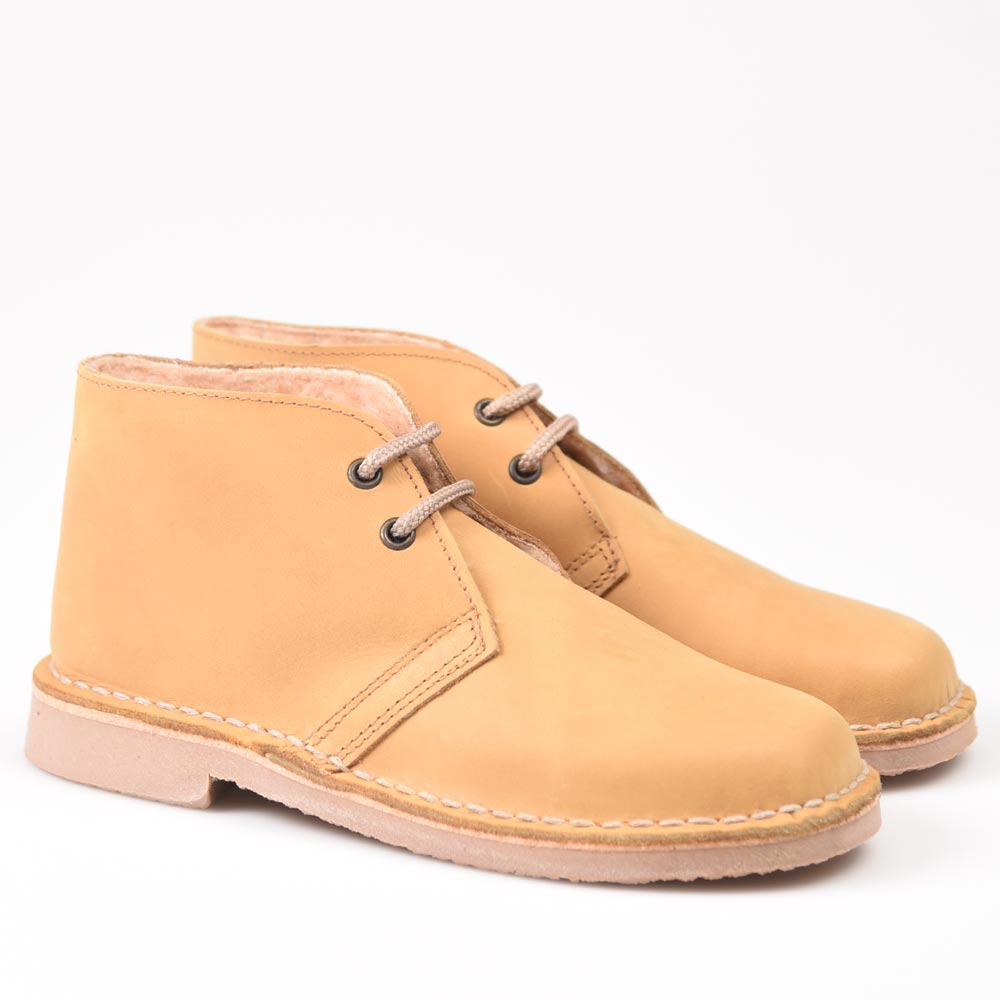Botas Pisamierdas Pull Mostaza Borreguito - imagen 3