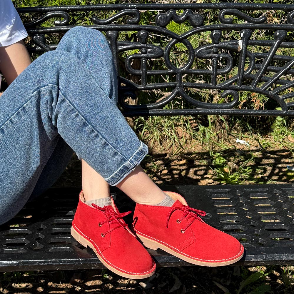 Botas Pisamierdas Rojo Borreguito - imagen 2