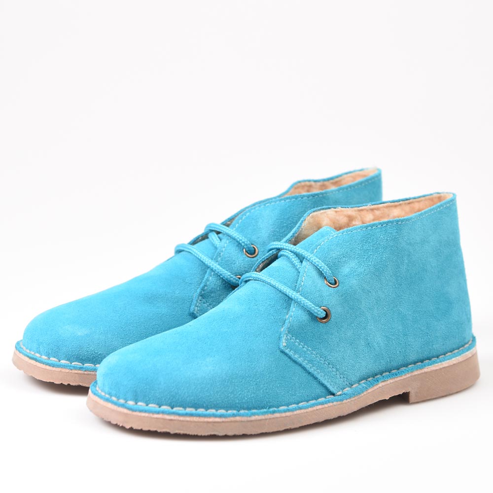 Botas Pisamierdas Turquesa Borreguito - imagen 5