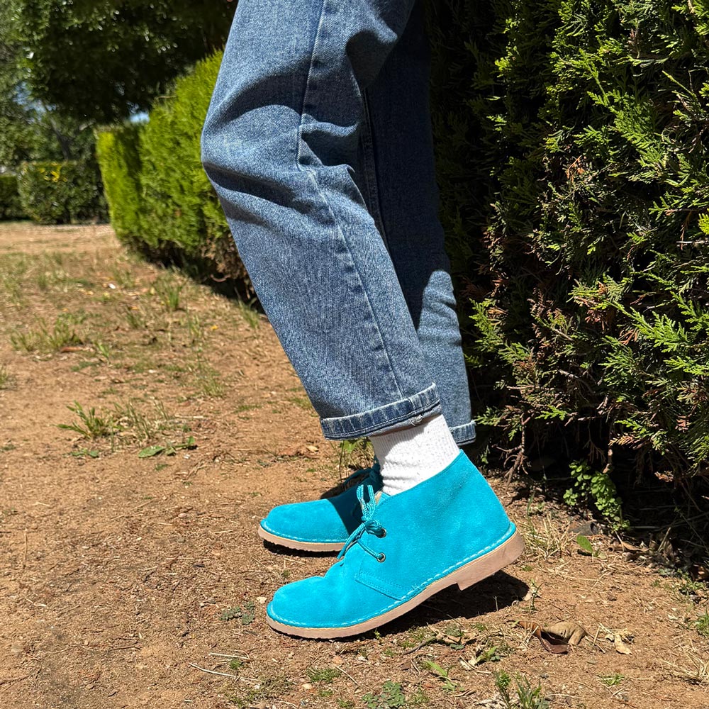 Botas Pisamierdas Turquesa Borreguito - imagen 4