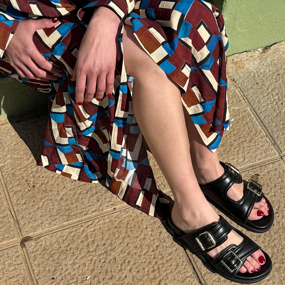 Sandalias Alpe Isabela 54474605 Negro - imagen 4