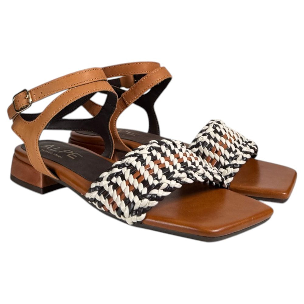 Sandalias Alpe Pala Trenzada 55896701 Cuero - imagen 3
