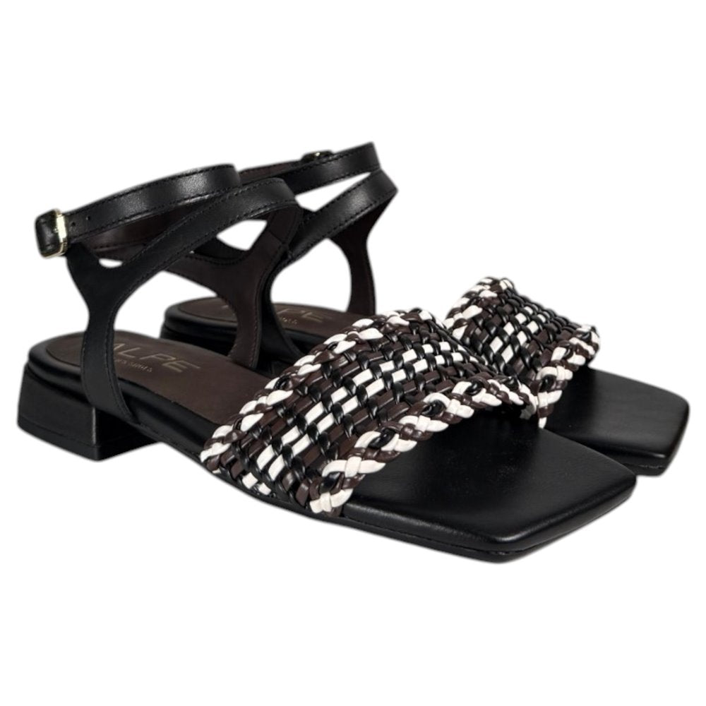 Sandalias Alpe Pala Trenzada 55896705 Negro - imagen 3