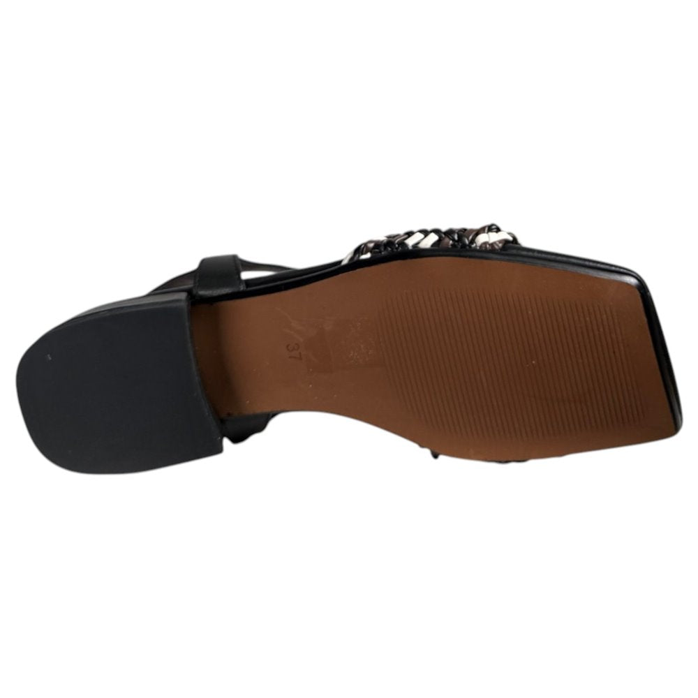 Sandalias Alpe Pala Trenzada 55896705 Negro - imagen 7