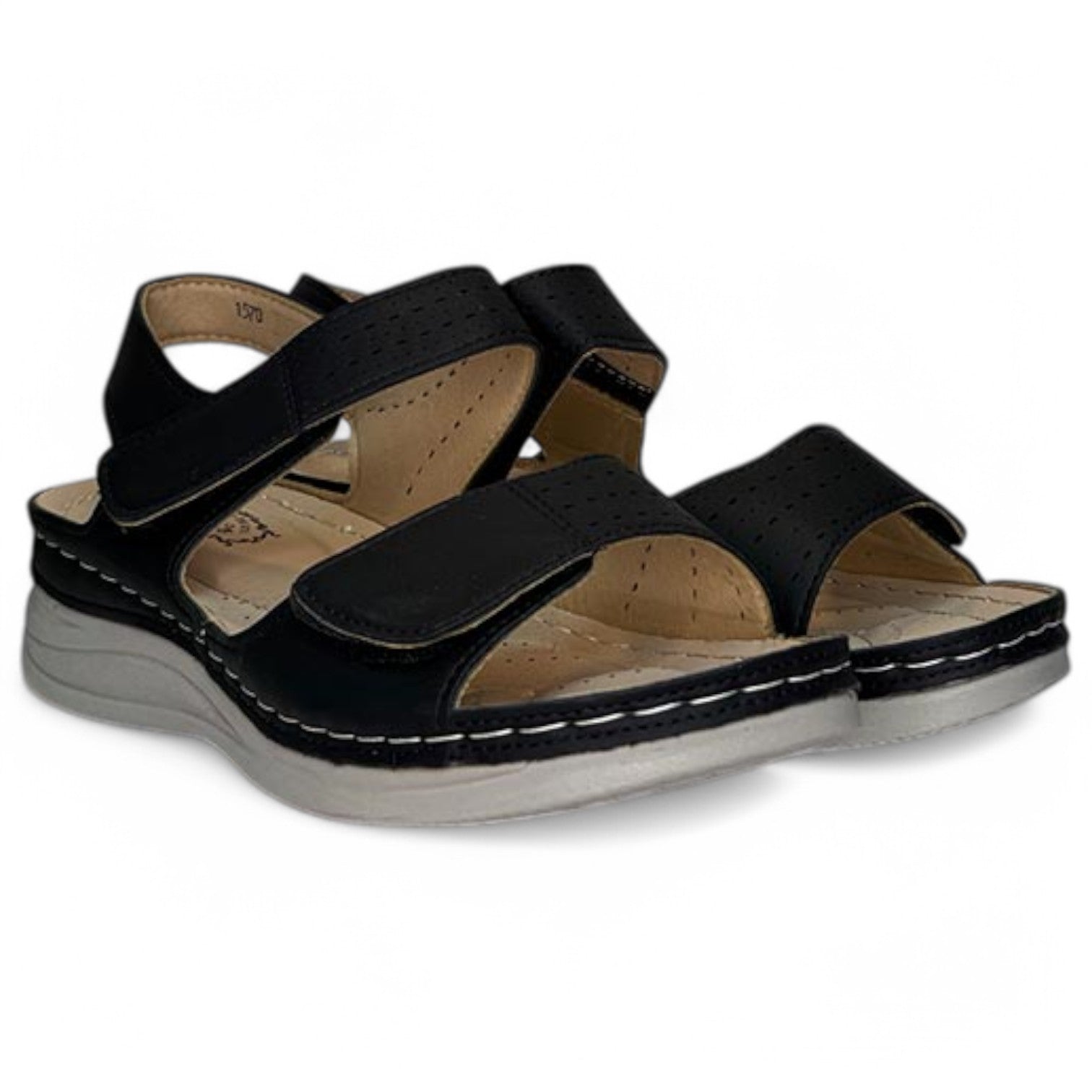 Sandalias Anatómicas 1570 Negro - imagen 2