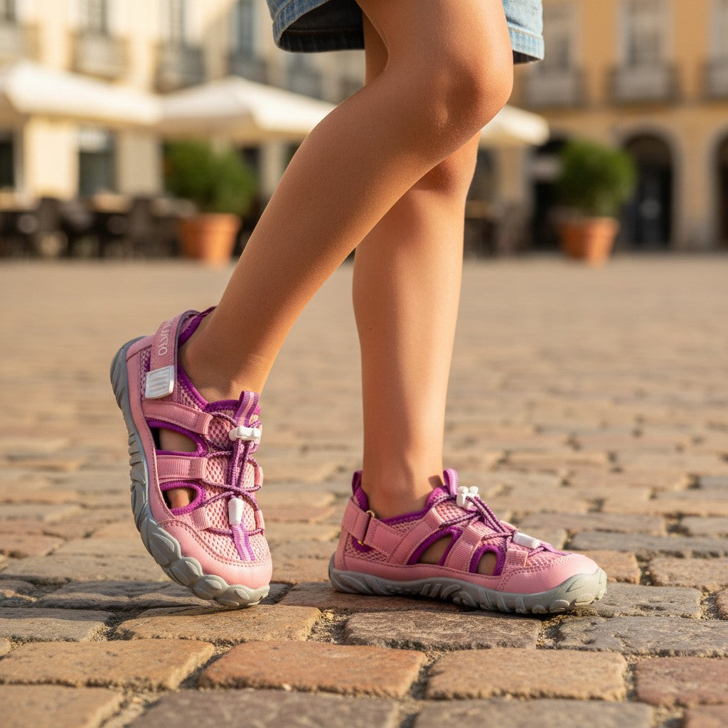 Sandalias Barefoot Saguaro Breeze III XZA0141PI Rosa - imagen 2