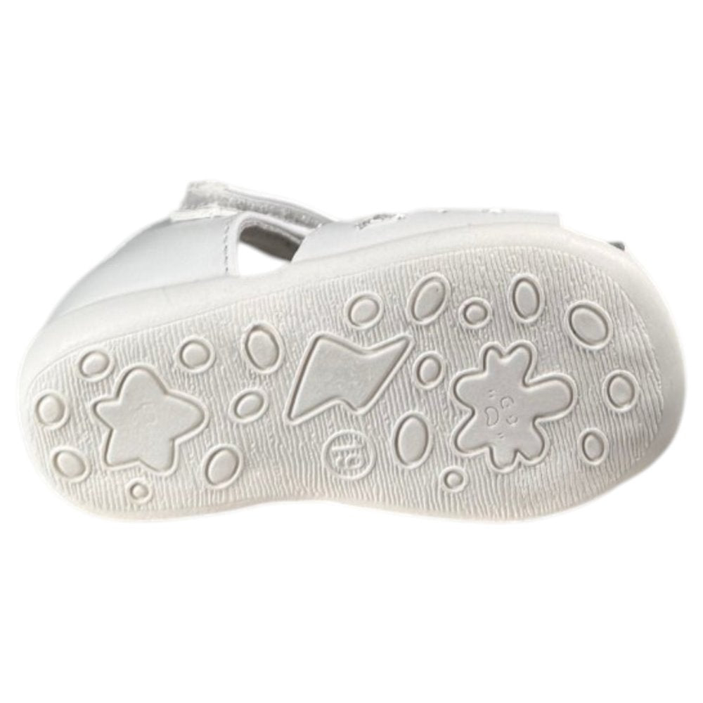 Sandalias Bubble Kids Cerradas Corazones C614 Blanco - imagen 6