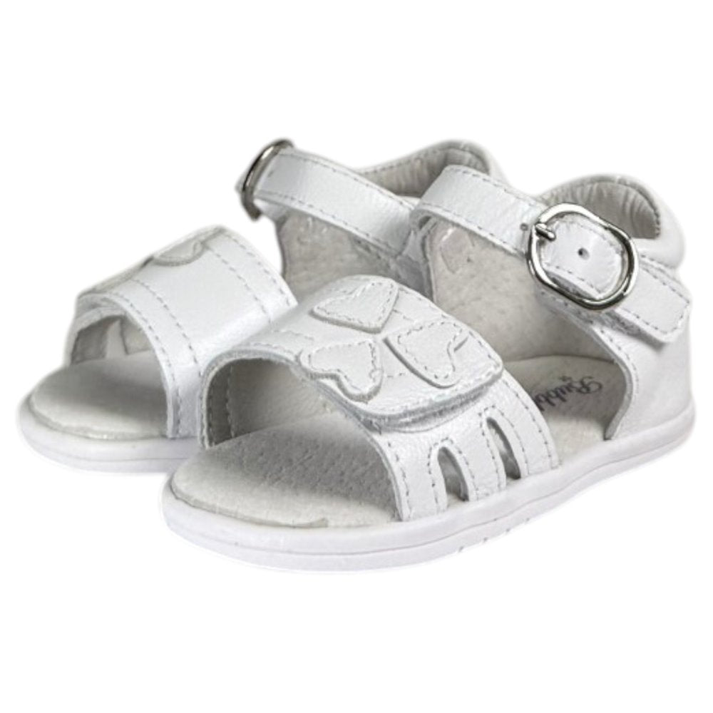 Sandalias Bubble Kids Corazones C1698 Blanco - imagen 4