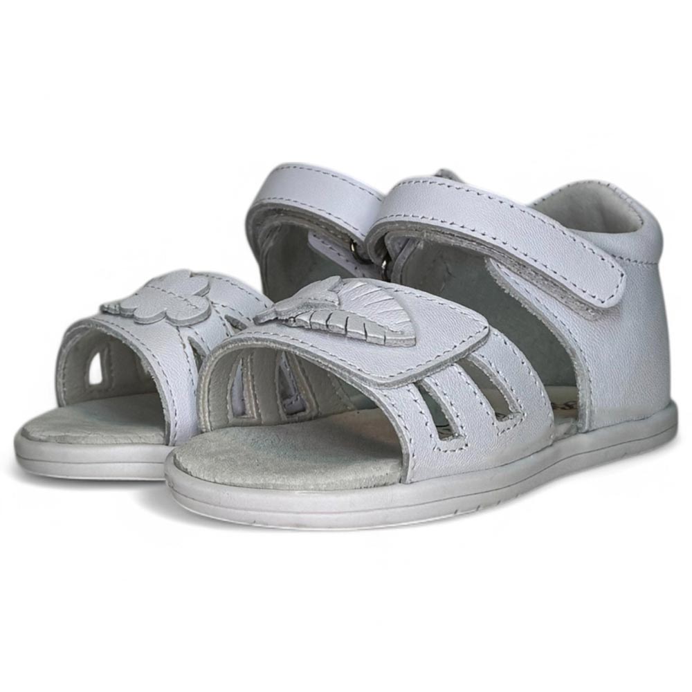 Sandalias Bubble Kids Florecitas C1363 Blanco - imagen 3