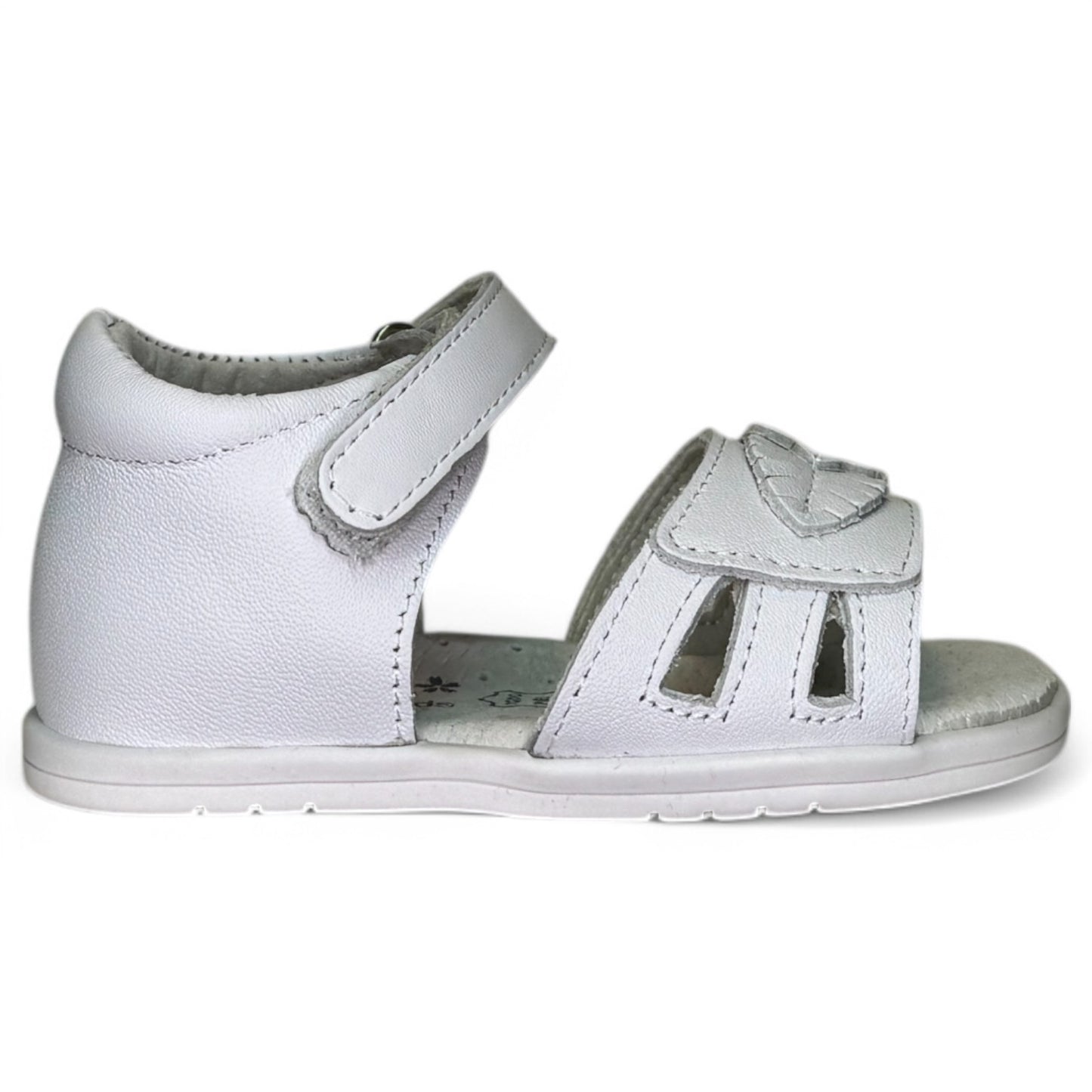 Sandalias Bubble Kids Florecitas C1363 Blanco - imagen 1