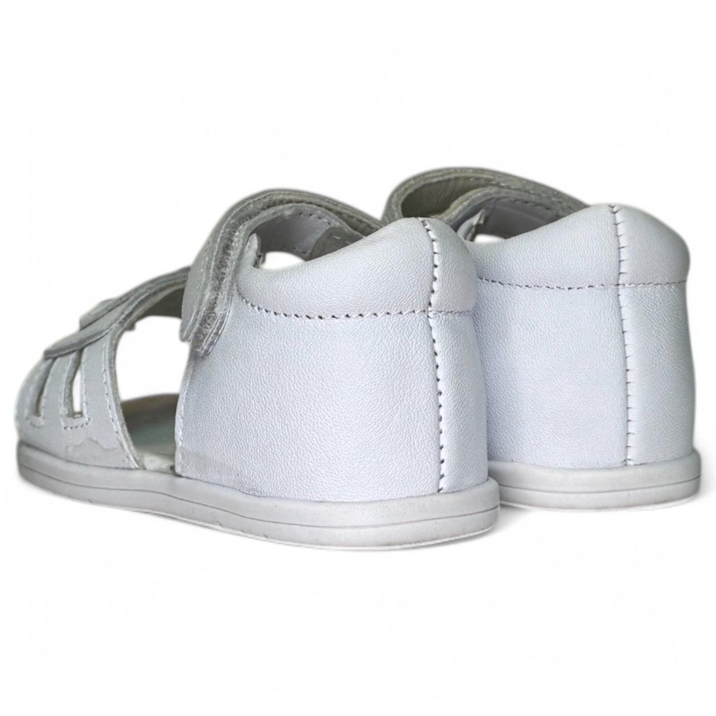 Sandalias Bubble Kids Florecitas C1363 Blanco - imagen 4
