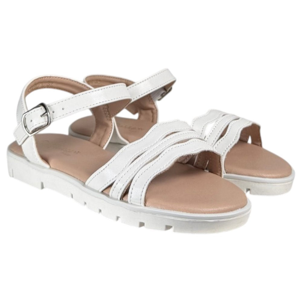 Sandalias Bubble Kids Tiras C1298 Blanco - imagen 3