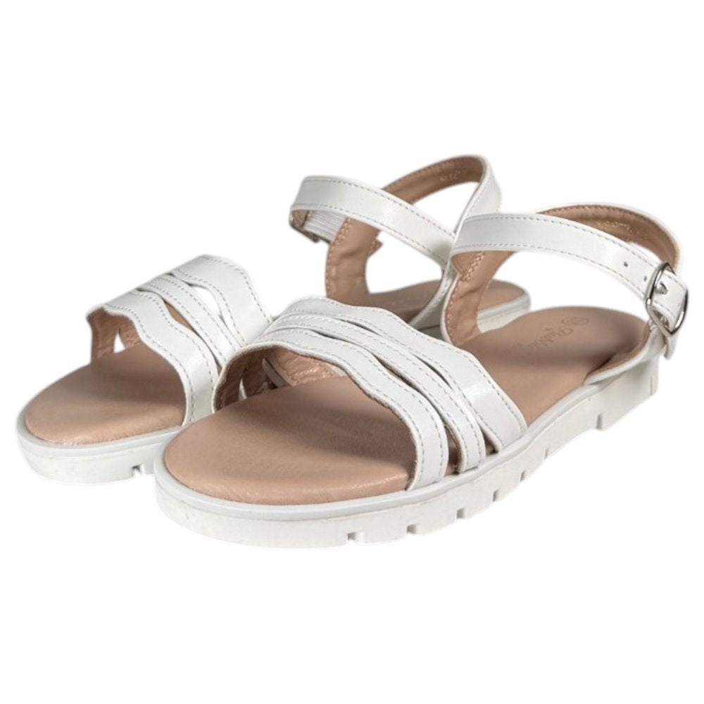 Sandalias Bubble Kids Tiras C1298 Blanco - imagen 4
