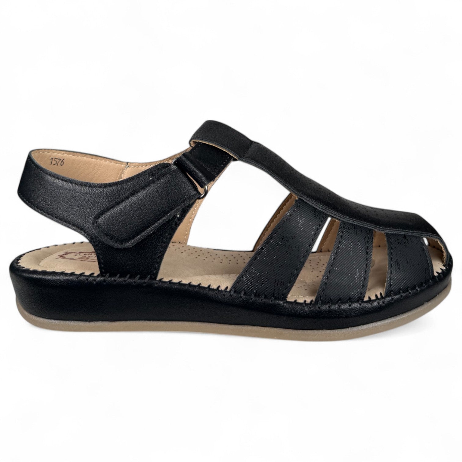 Sandalias Cangrejeras Anatómicas 1576 Negro - imagen 1