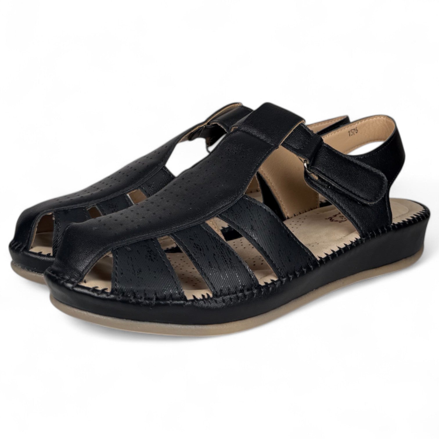 Sandalias Cangrejeras Anatómicas 1576 Negro - imagen 3