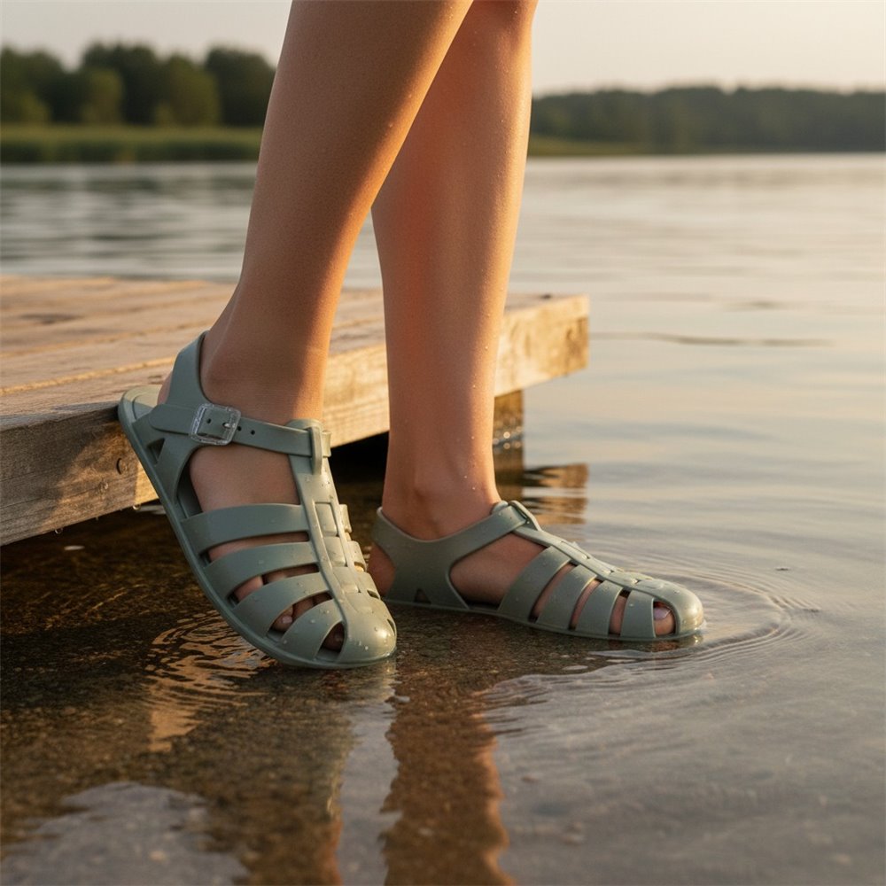 Sandalias Cangrejeras Igor Ura Verde - imagen 2