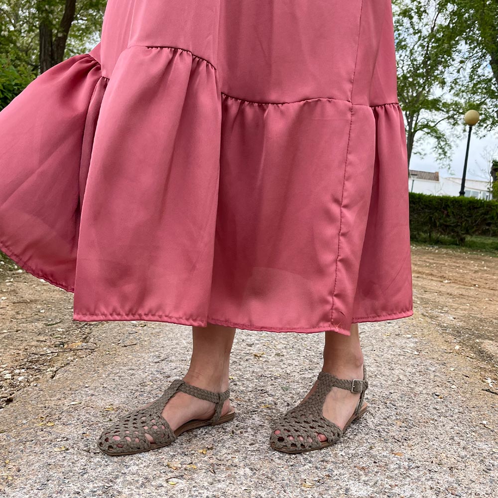 Sandalias Corina Cangrejeras M5435 Kaki - imagen 2