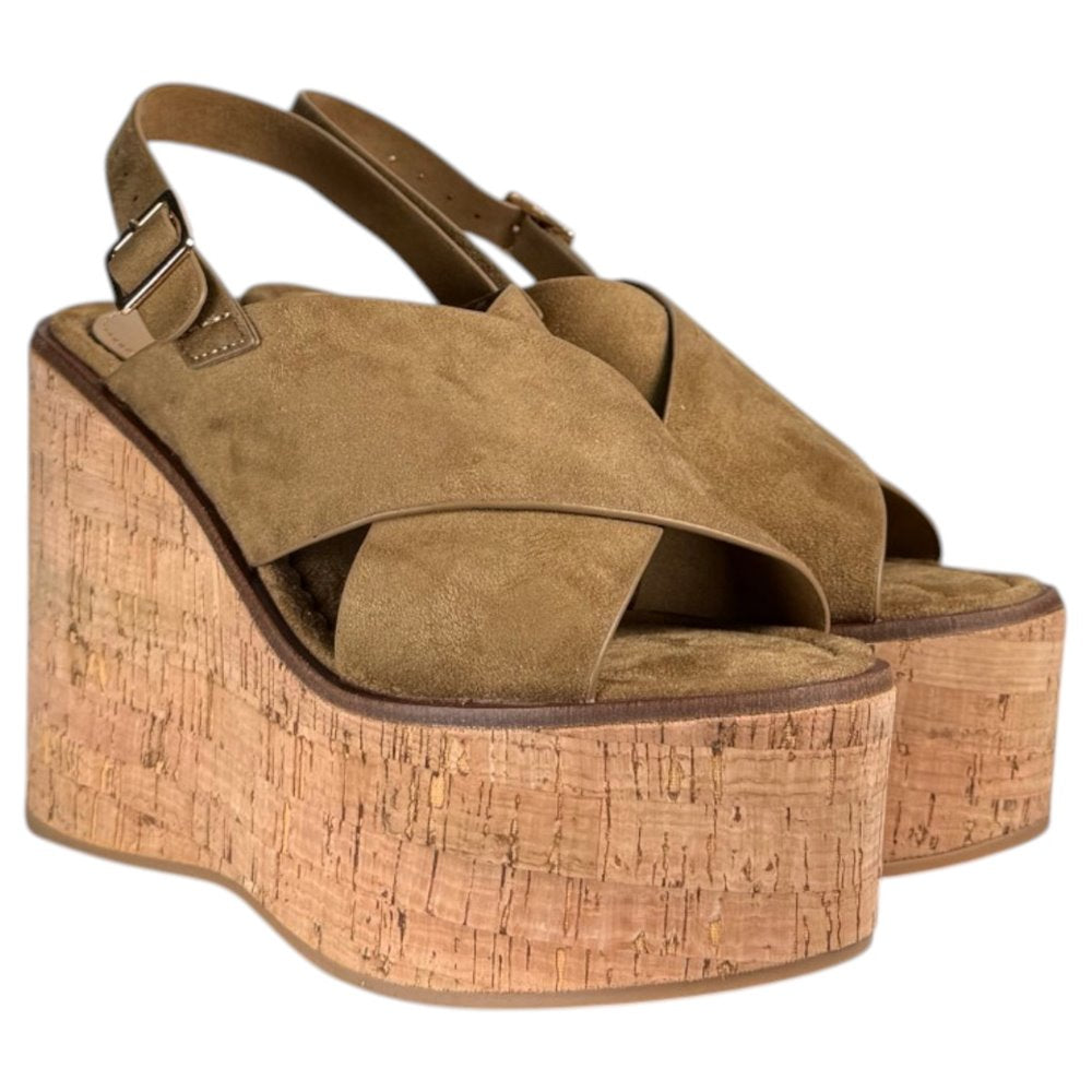 Sandalias Corina Cuña Corcho M6366 Camel - imagen 3