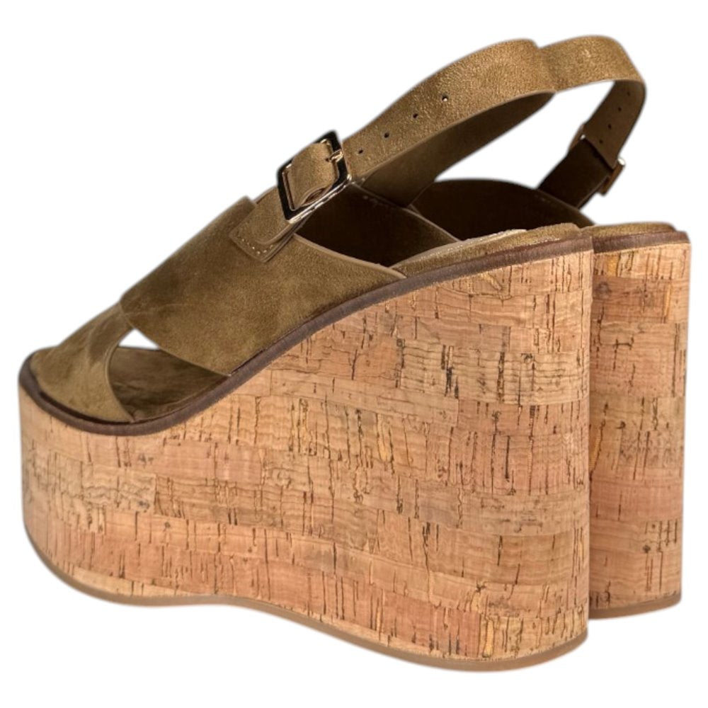 Sandalias Corina Cuña Corcho M6366 Camel - imagen 6