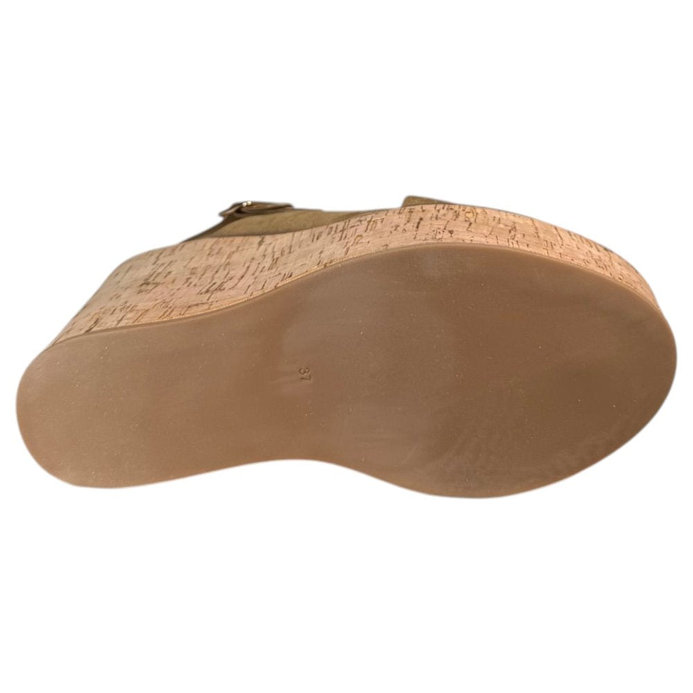Sandalias Corina Cuña Corcho M6366 Camel - imagen 7