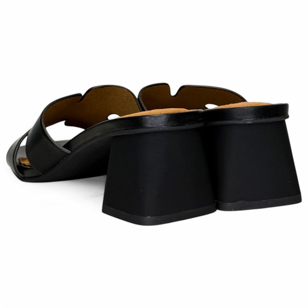 Sandalias Corina Mule Tacón M5370 Negro - imagen 4