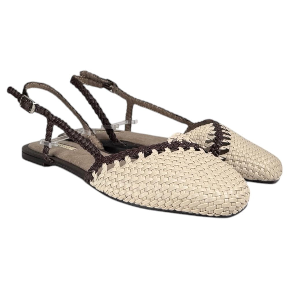 Sandalias Corina Pala Trenzada M6185 Hielo - imagen 3