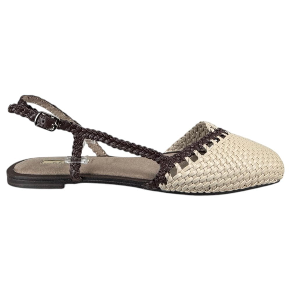 Sandalias Corina Pala Trenzada M6185 Hielo - imagen 1
