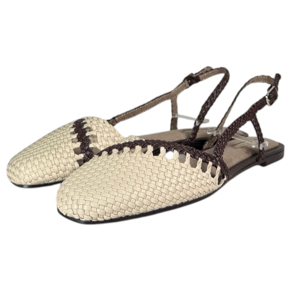 Sandalias Corina Pala Trenzada M6185 Hielo - imagen 5