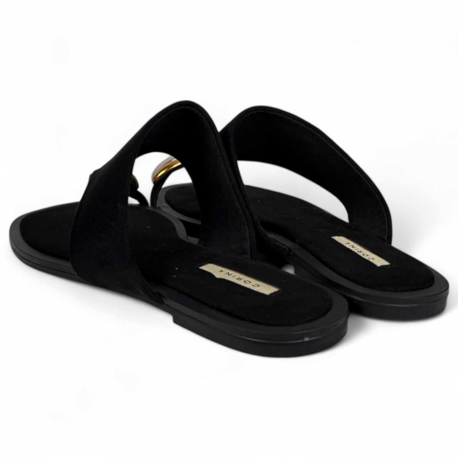 Sandalias Corina Plana Dedo M5480 Negro - imagen 4