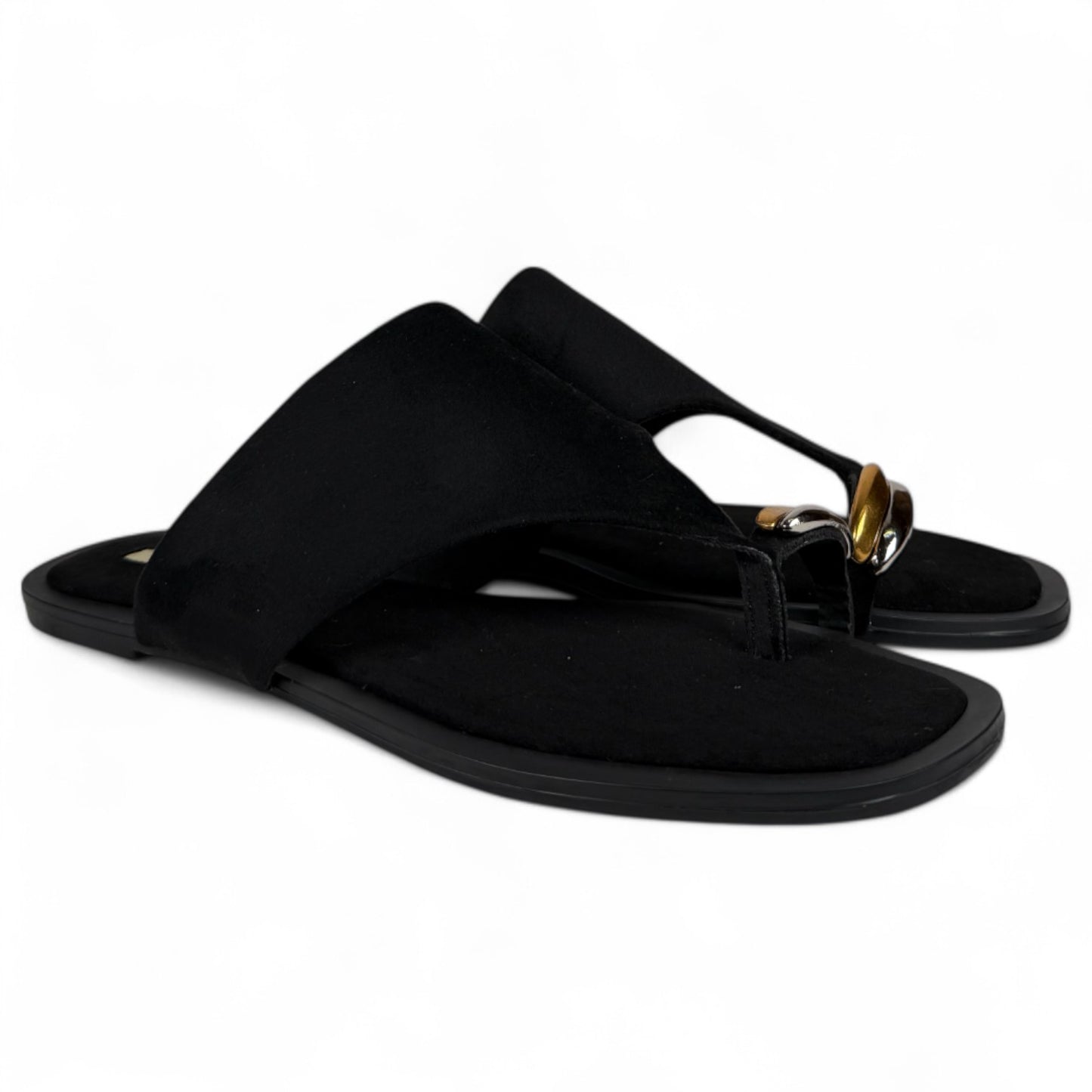 Sandalias Corina Plana Dedo M5480 Negro - imagen 2