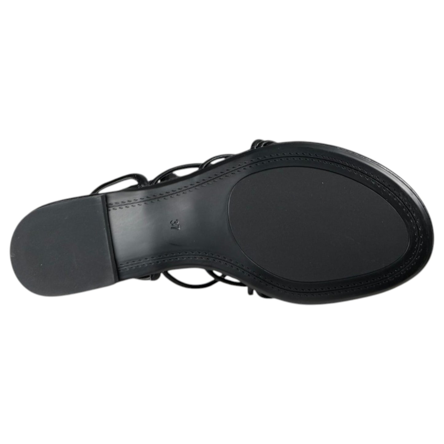 Sandalias Corina Plana Tiras M6455 Negro - imagen 7