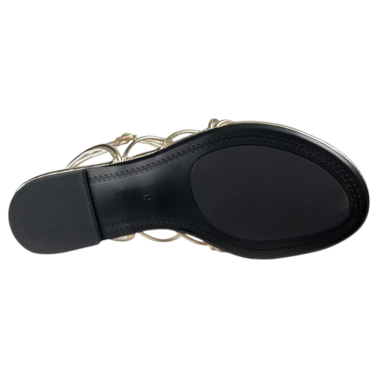 Sandalias Corina Plana Tiras M6455 Oro - imagen 7