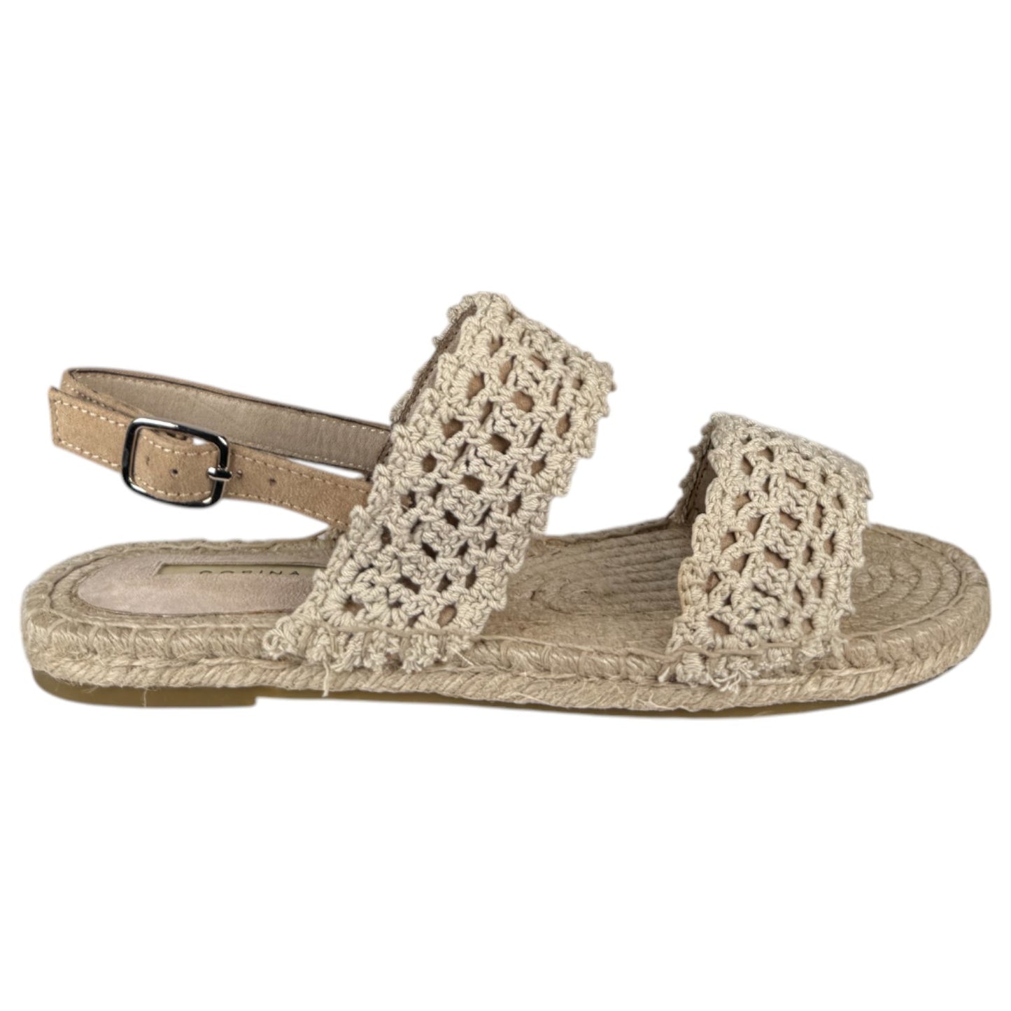 Sandalias Corina Planas Pala Bordada M4408 Beige - imagen 1