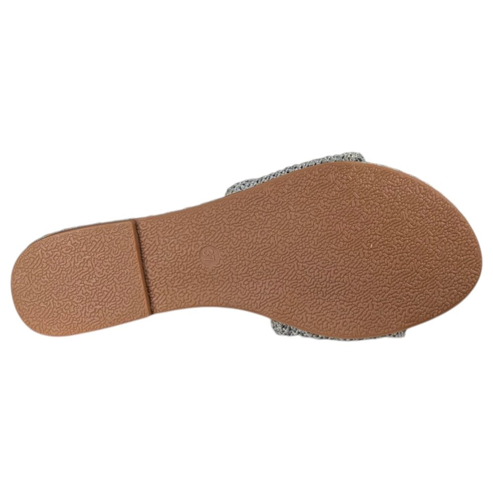 Sandalias Corina Planas Pala Trenzada M5460 Azul - imagen 6