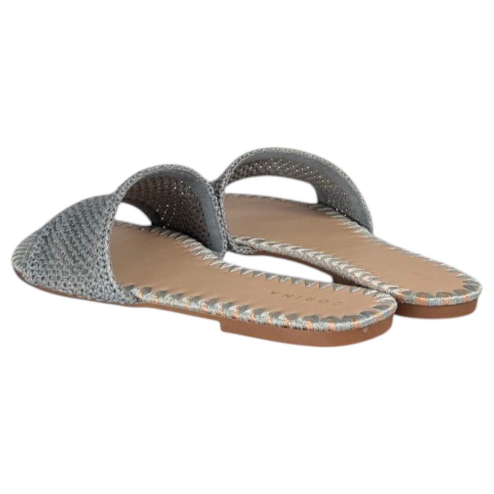 Sandalias Corina Planas Pala Trenzada M5460 Azul - imagen 5