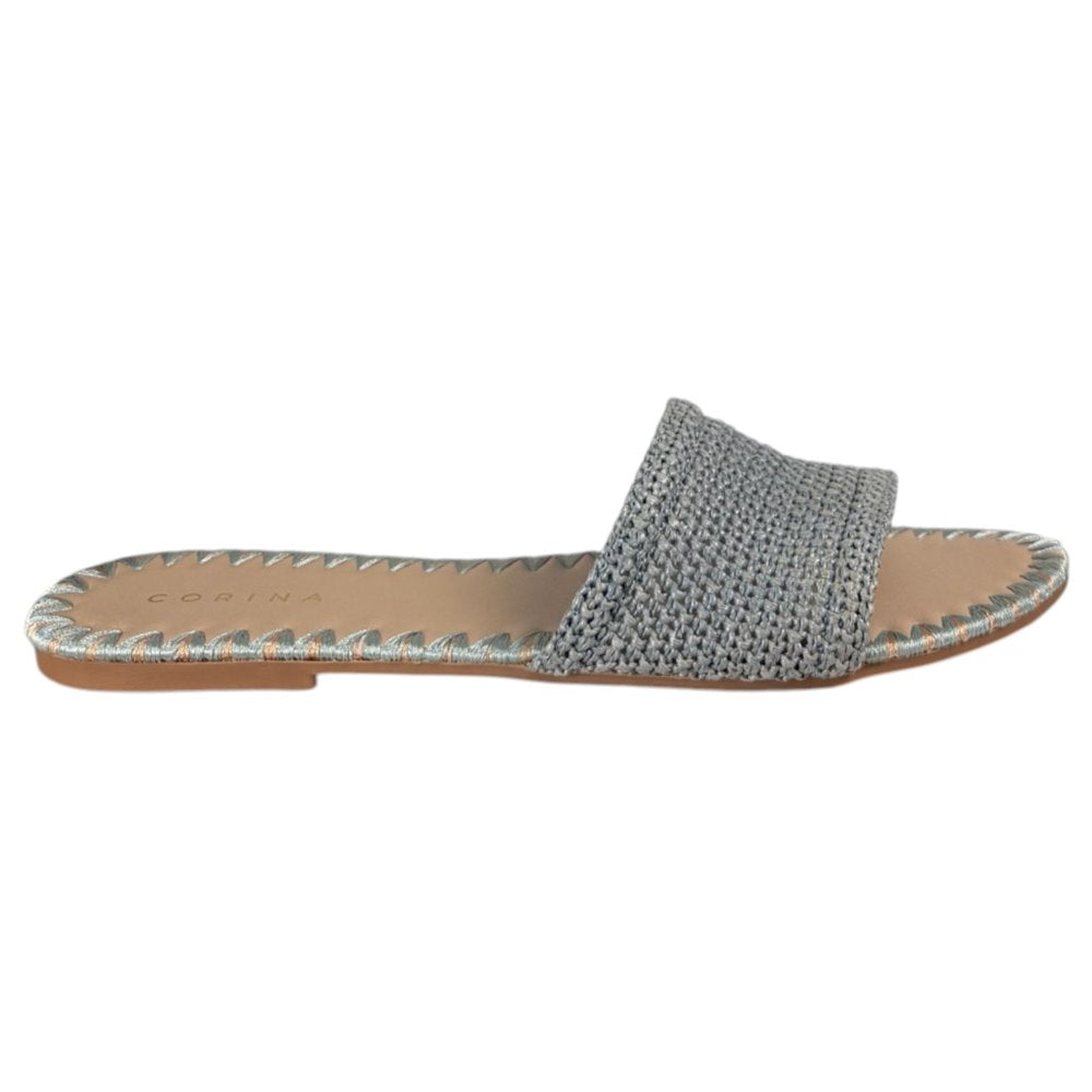 Sandalias Corina Planas Pala Trenzada M5460 Azul - imagen 1