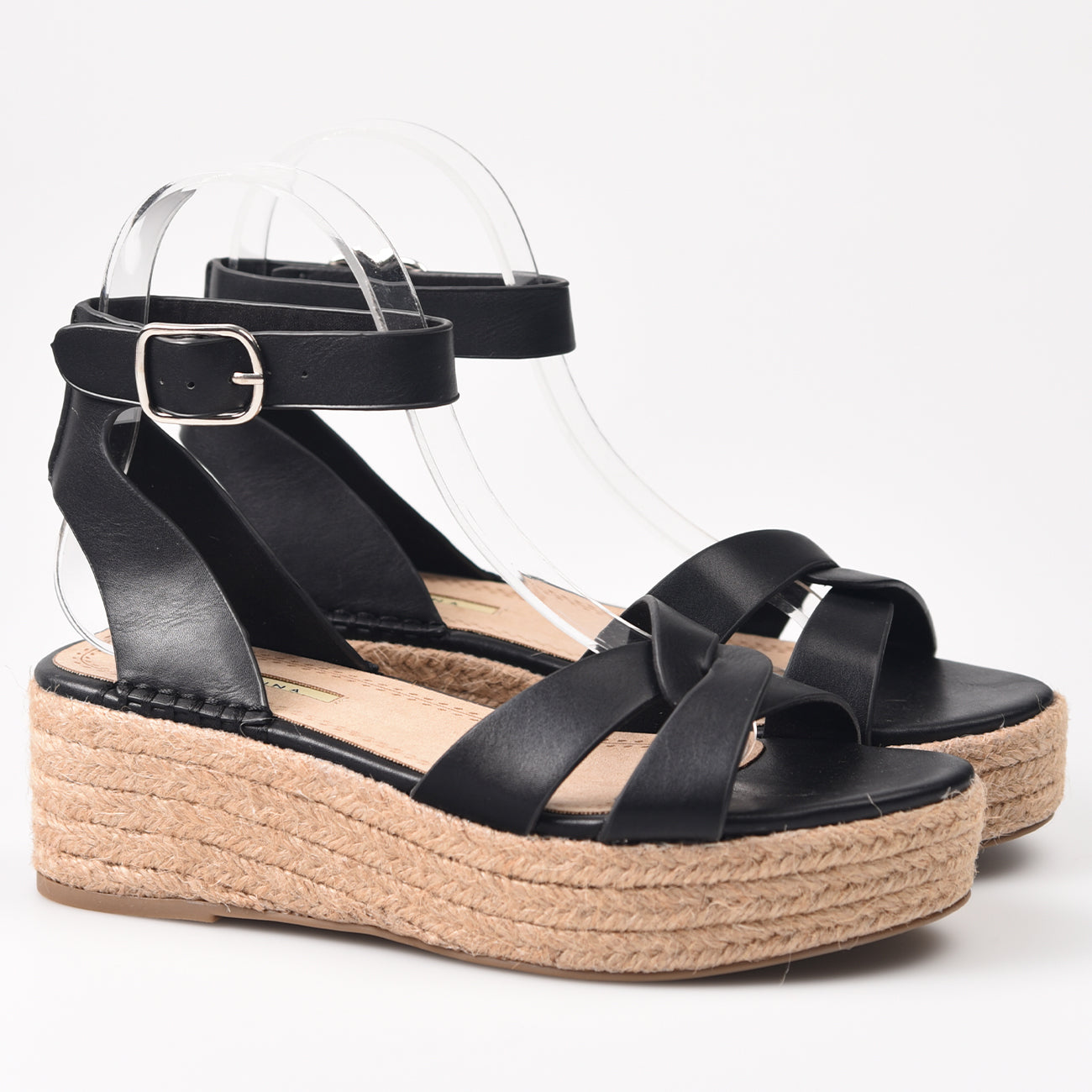 Sandalias Corina Plataforma M4390 Negro - imagen 2