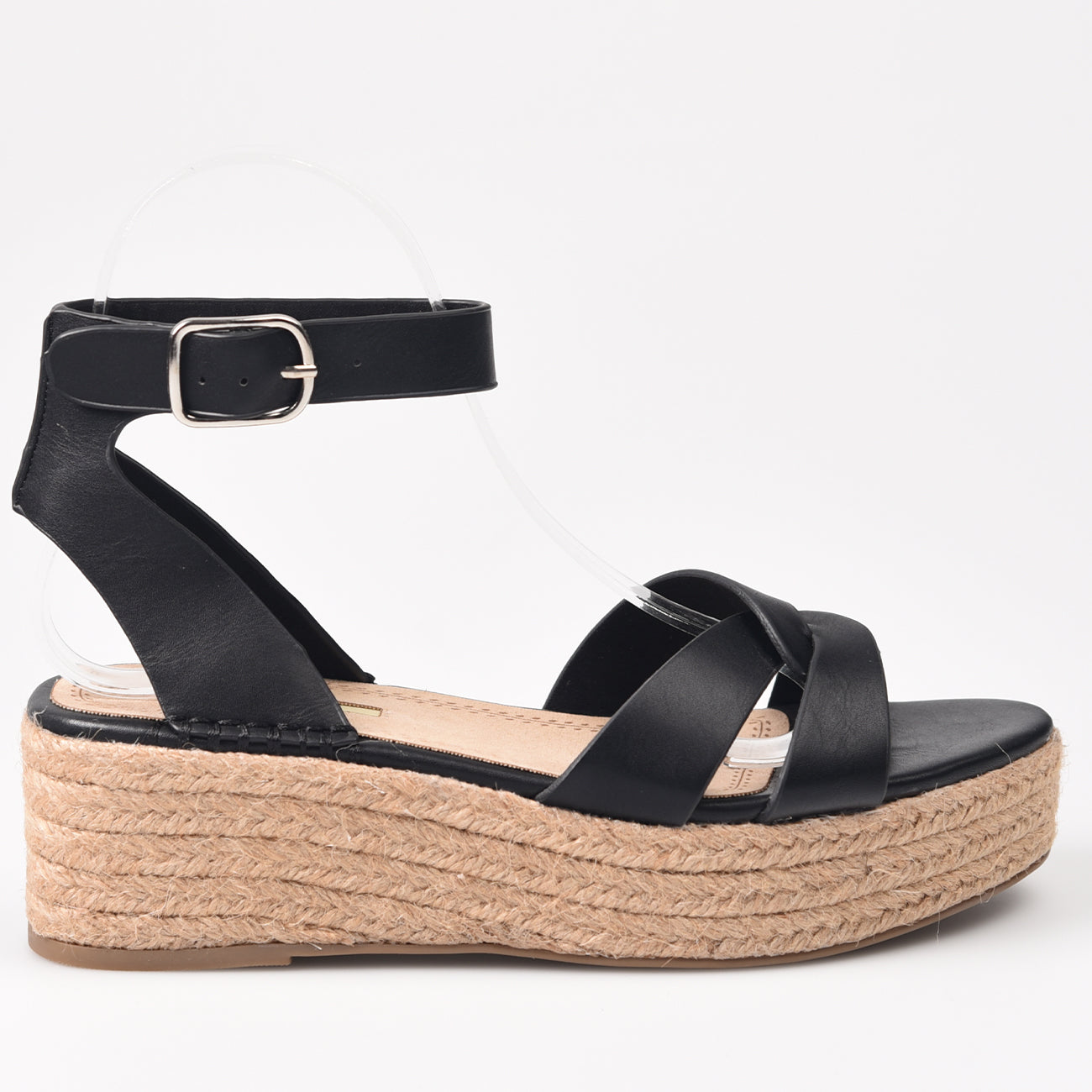 Sandalias Corina Plataforma M4390 Negro - imagen 1