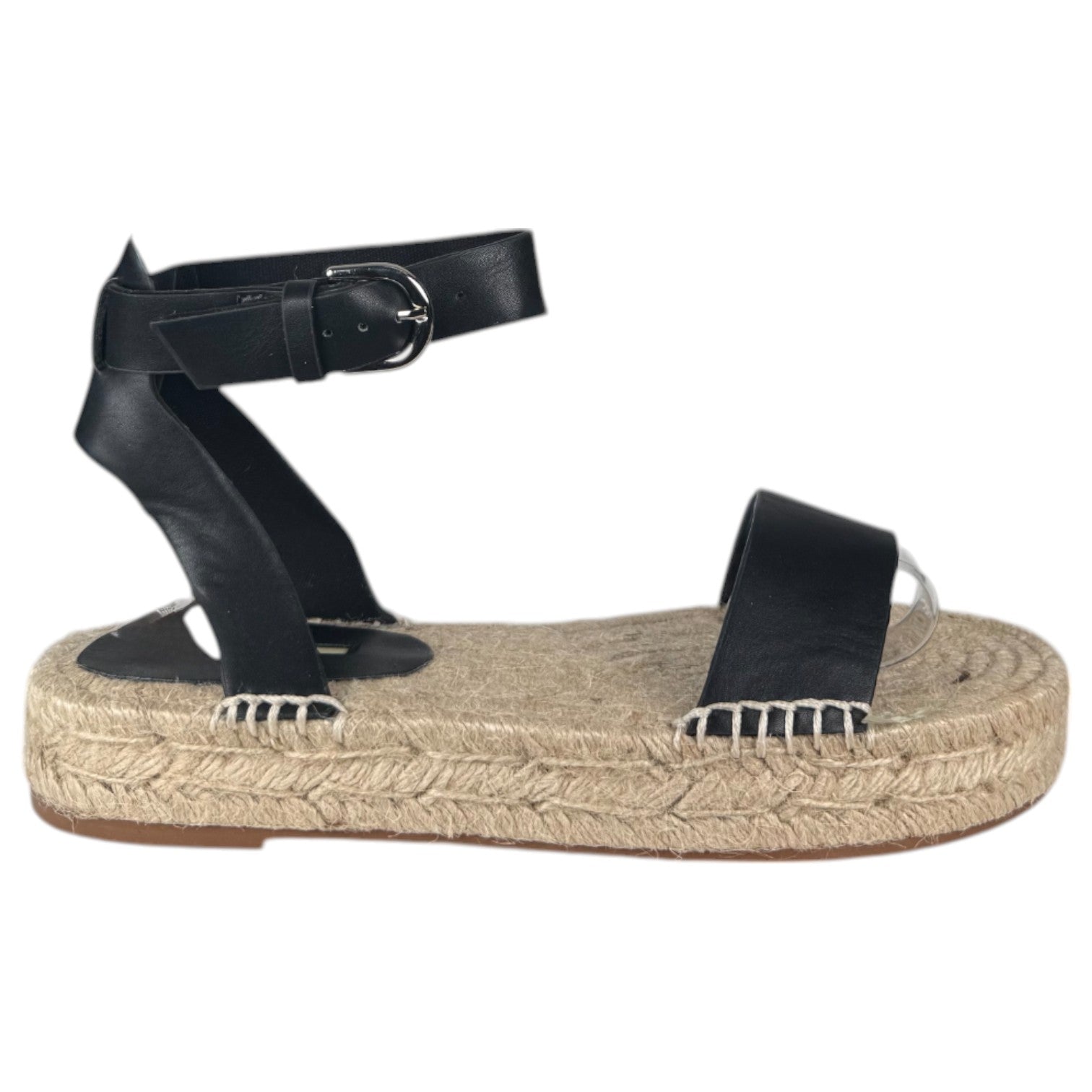 Sandalias Corina Plataforma Tira M4400 Negro - imagen 1