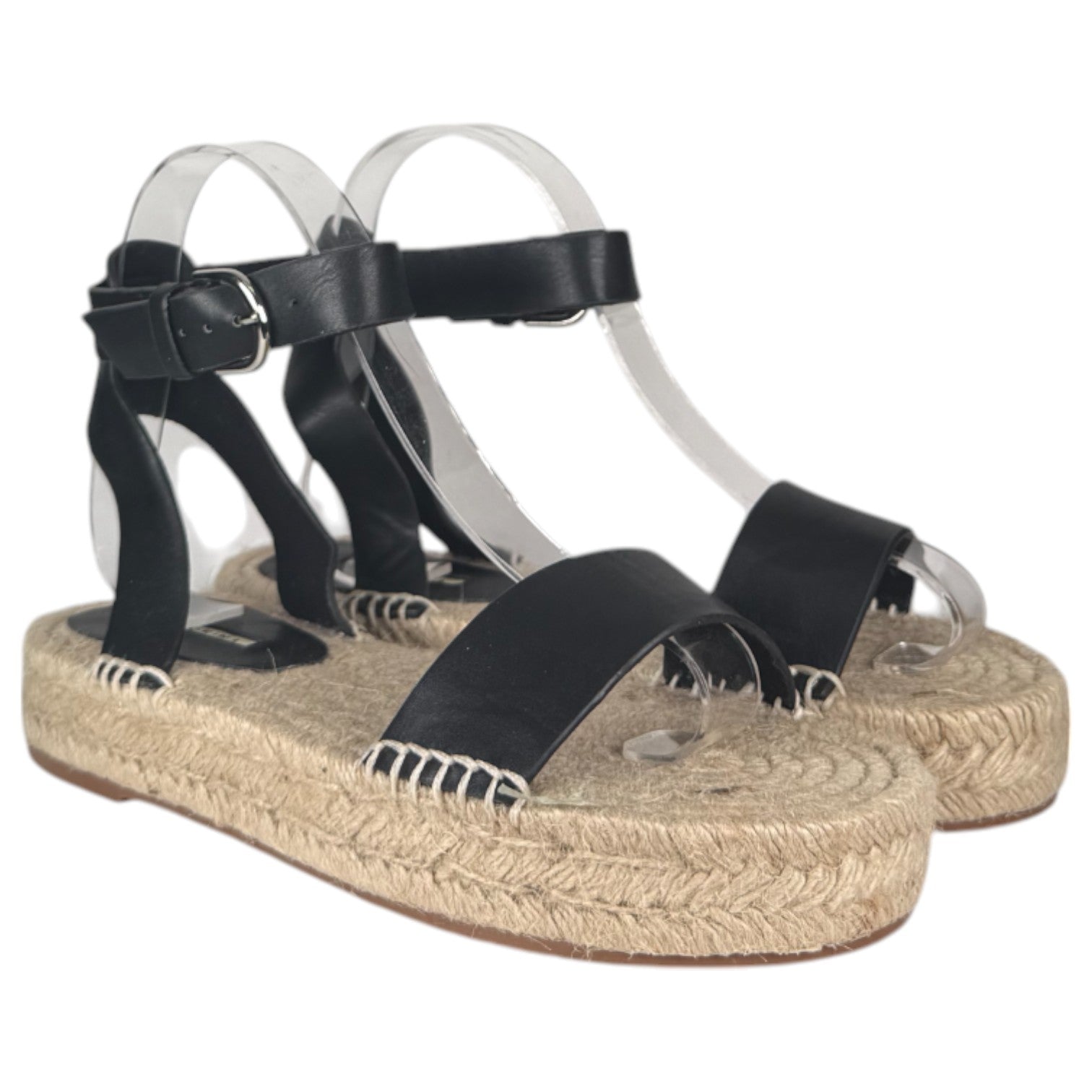 Sandalias Corina Plataforma Tira M4400 Negro - imagen 2