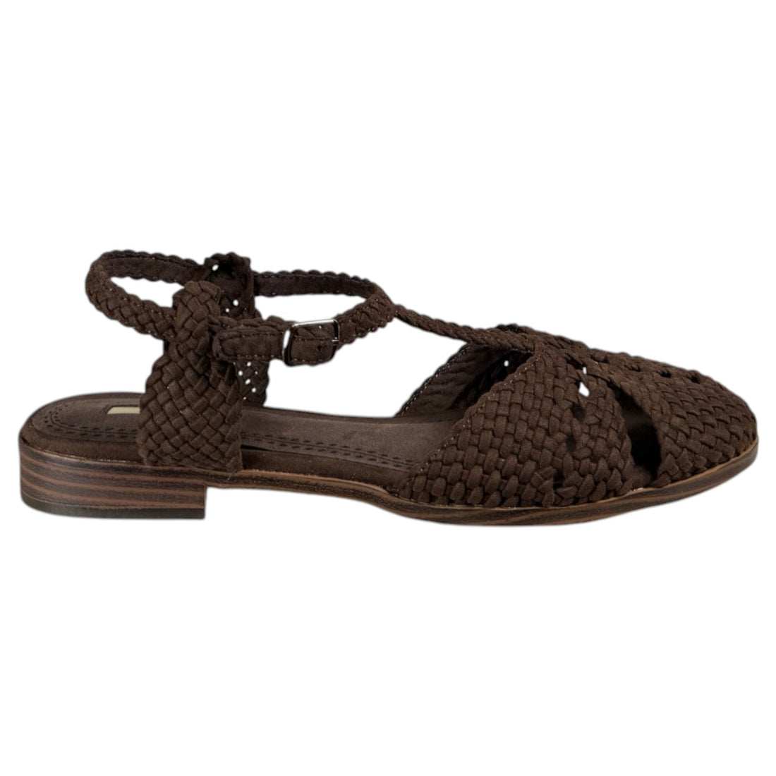Sandalias Corina Puntera Trenzada M6391 Café - imagen 1